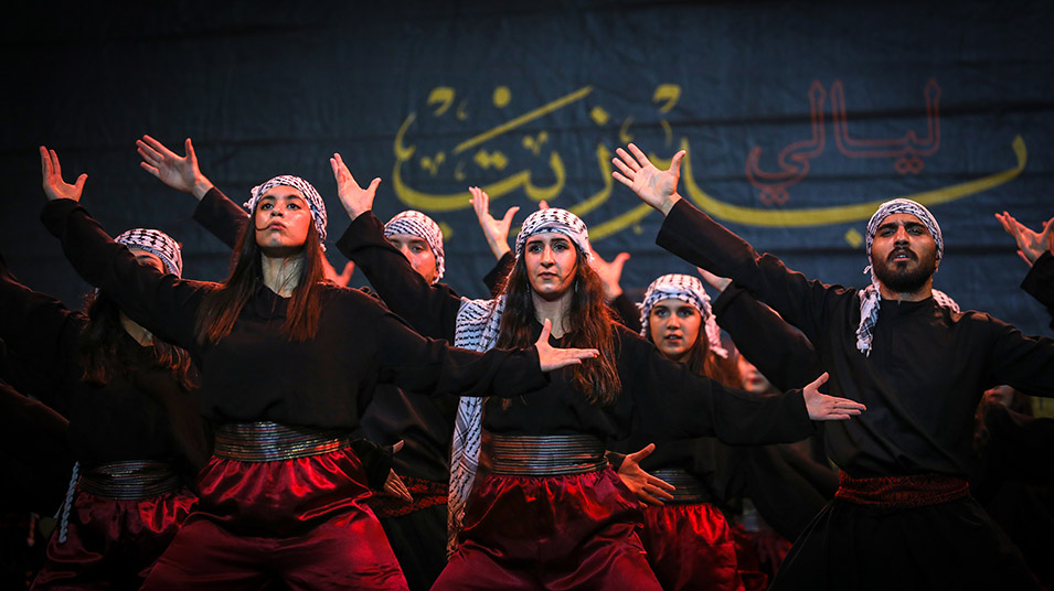 Live performances during the Palestinian Cultural Festival