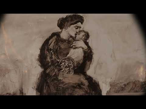 Mother singing to baby